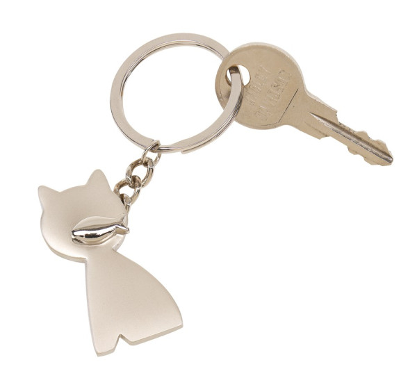 Metalen sleutelhanger CAT