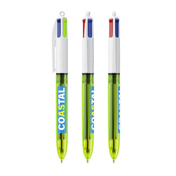 BIC® 4 Colours Fluo balpen