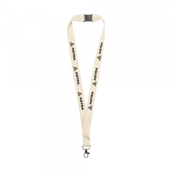 Lanyard Organic Cotton 2 cm keycord