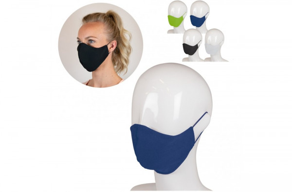 Herbruikbaar gezichtsmasker katoen 3-laags Made in Europe