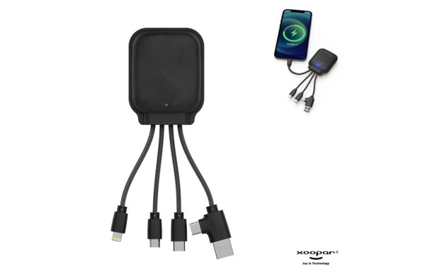 4001 | Xoopar Iné Gamma Charging cable with NFC and 3.000mAh Powerbank